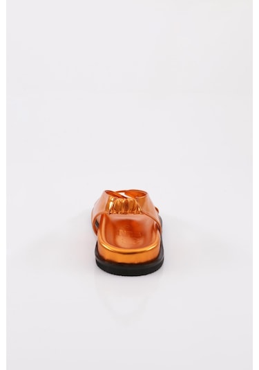 Dgn 3040 Kadin Çapraz Bantli Sandalet 3040-2261-R13813 Turuncu