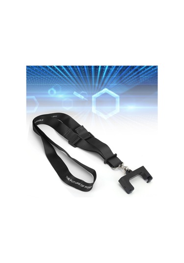 Xindoker Djı Mavic Air 2/mını 2/air 2s İçin El İzni Sağlayan, Telefon Ekranını Engellemeyen, Ayarlanabilir Uzunluklu Siyah Kumanda Askısı Ve Ayak