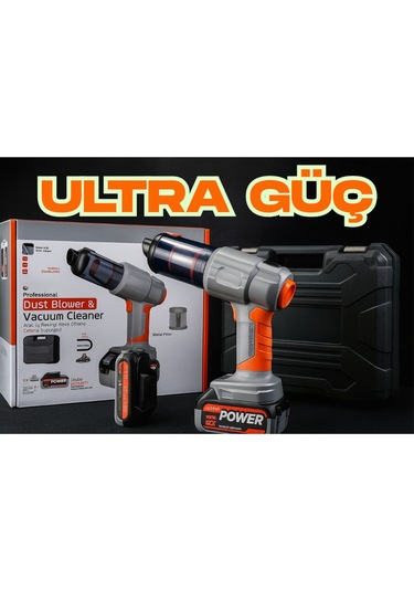 25,000mah Güçlü Emme+üfleme 20.000pa Yedek Batarya+filtre Argonomik Kullanışlı Araç İçi Süpürge