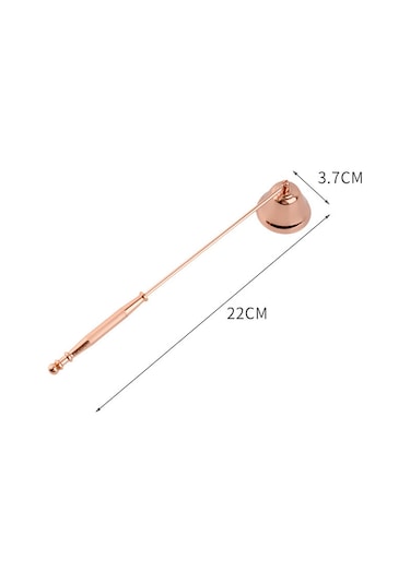 Dianziye Gümüş Renkli Paslanmaz Çelik Mum Söndürücü - Ev Kullanıma Pratik, Kolay Kullanım, Dayanıklı Malzeme, Konforlu Ev