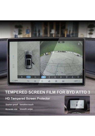Honeybeeshop Byd Atto 3 32 51 Cm Ekran Koruyucu 9h Sert Cam Çizilmeye Dayanıklı