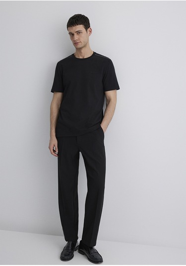 Mavi Siyah Erkek T-shirt M0612689-900 Siyah