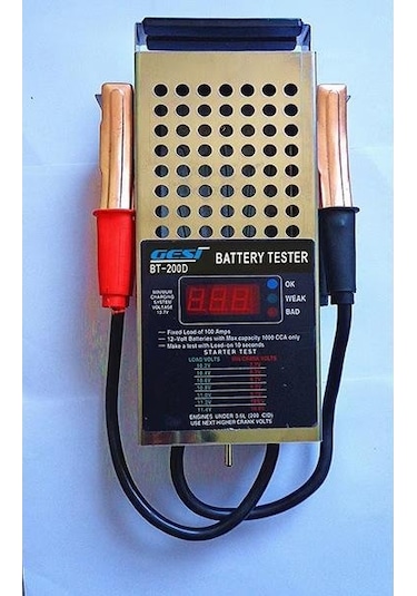 -200d Dijital Akü Test Cihazı 12volt 200amper Gesi Ub