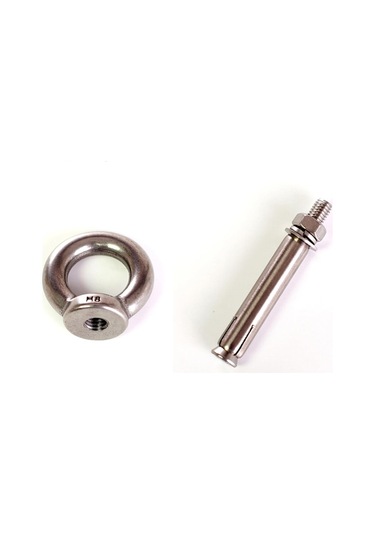 304 Paslanmaz Çelik Genişleme Cıvataları Kilitli Duvar Ankrajları Göz Vidaları Boyut M6m12 Uzunluk Uzatılmış Boyut: Boyut M6x100mm 4.8 x 19 CM