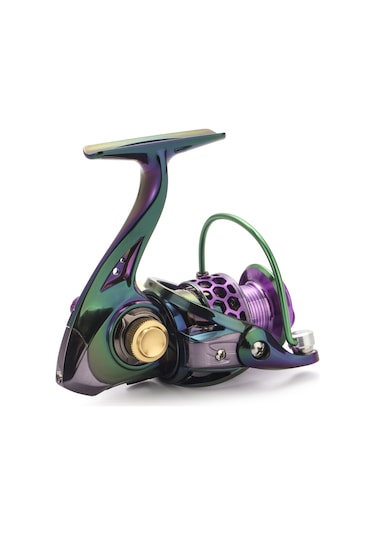 Maiyame Lizard Kamelon Renkli Makaralı Olta Makinesi - 1000 Model, Balık Avı Tutkunları İçin Mükemmel Yardımcı