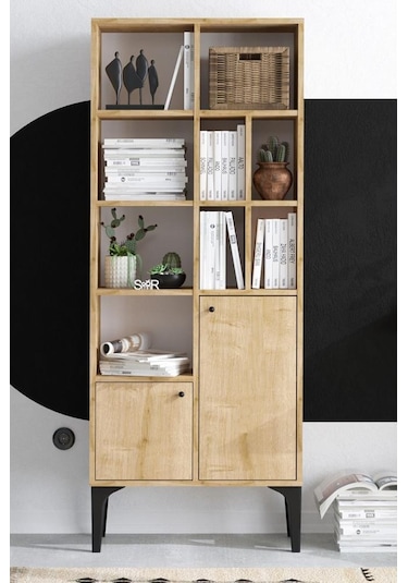 Decormet Castor Kitaplık Dec0033 Çok Renkli