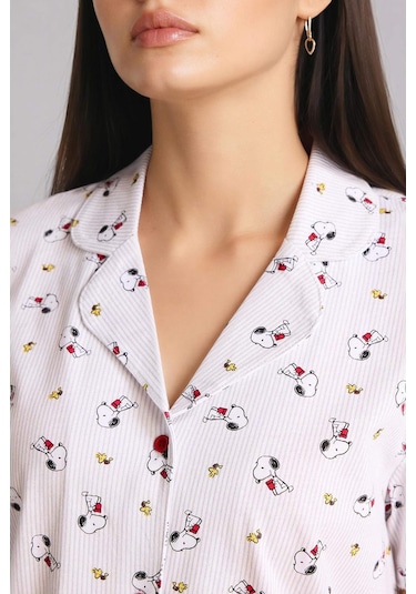 Defacto Snoopy Regular Fıt Kısa Kollu 2li Takım G8319ax26spgr470 Gri-gr470