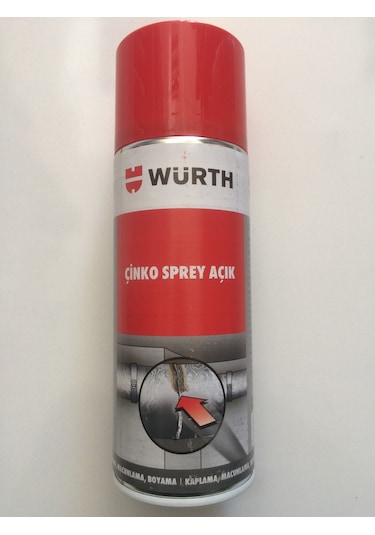 Würth Çinko Renk Sprey Boya Çinko Açık Renkli 400 ML  Germany