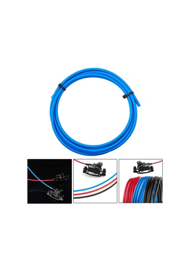 Dolıty Mtb Bisiklet Hidrolik Disk Fren Hortumu Yol Mavi-3m-5mm Mavi