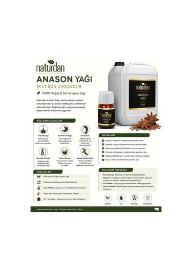 Saf Anason Yağı 18 Ml 3 Adet