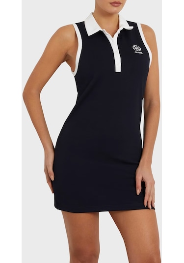 Guess Bayan Elbise V4gk02 Kbfb2 A71w Lacivert