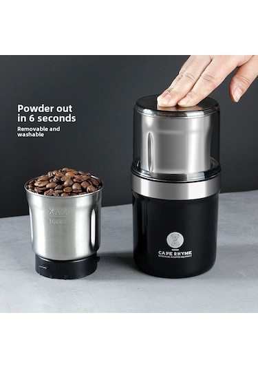 Reedark Evde Kullanım İçin Taşınabilir Şarjlı Elektrikli Kahve Değirmeni - Paslanmaz Çelik Gövde, Eşit Değirme Fonksiyonu Klasik Model - Küllük Çıkarılamaz Diğer