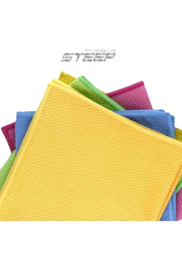 Steep Ultimate Mikrofiber Baklava Desen Cam Temizlik Bezi 40x40 Cm