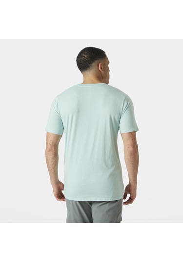Helly Hansen Hh Tech Logo T-shırt Hha.63165lagoon Yeşil