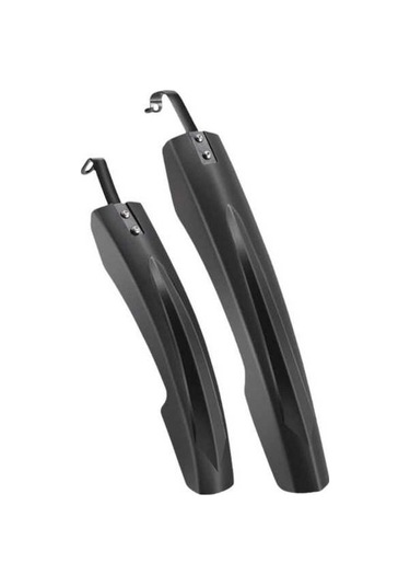 Trendooze Dağ Bisikleti Siyah Kolay Kurulum Çamurluk Aksesuar Seti Siyah