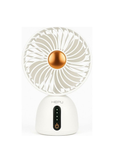 Hepu Hp-f07 Usb Şarjlı Sessiz Masaüstü Mini Fan 360 Ayarlanabilir Gövde