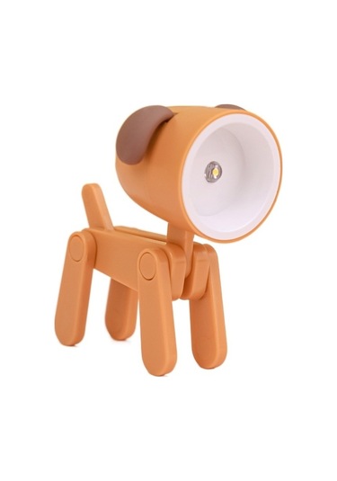 Soulader Katlanabilir Masaüstü Led Lamba Işık Ayarı Çalışma Odası Aydınlatma Turuncu