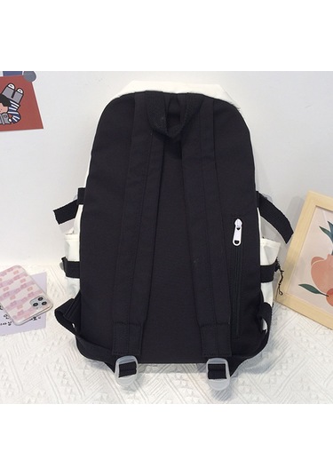 Xindoker Genç Kızlar İçin Şık Ve Büyük Kapasiteli Sırt Çantası - Laptop Ve Okul Eşyaları İçin Beyaz