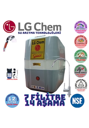 Lg Chem Cool Gribyz 12lt 7fl Pompalı Su Arıtma Cihazı
