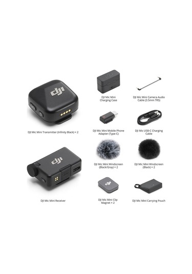 Djı Mic Mini 2 Kişilik Kablosuz Yaka Mikrofonu