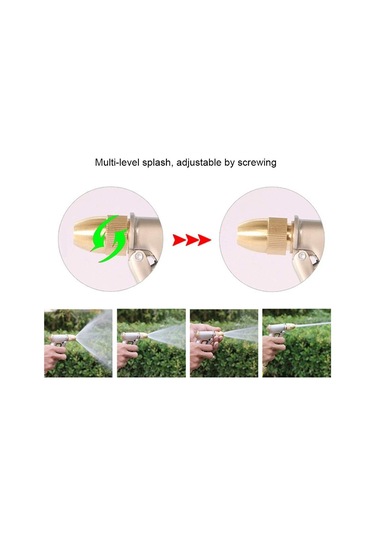 Bahçe Hortumu Püskürtücü, Ağır Hizmet Tipi Metal El Tipi Su 1 Adet