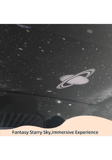 Honeybeeshop Jüpiter Yeni Güncellenmiş Usb Güçlü Araba Projektör Işığı 360 Dönebilen Taşınabilir Ortam Yıldızlı Gökyüzü Işığı Çatı Yatak Odası Oturma Odası Oda Festival Parti Gece Işığı