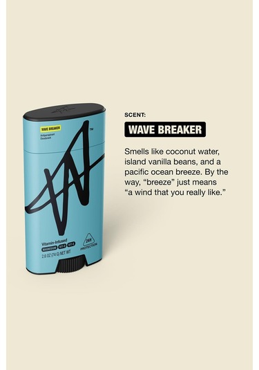 W Labs Wave Breaker Antiperspirant Stick Deodorant 74gr