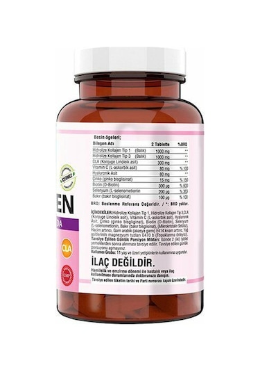 Ncs Balık Kollajen Type 1-3 Cla Biotin Çinko 90 Tablet