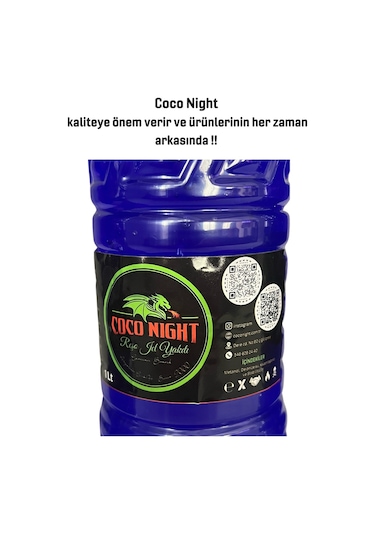 Coco Night Reşo Mangal Şömine Soba Kömürü Tutuşturucu Jel Yakıtı 3 x 1 L