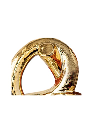 Homyl Düğüm Heykeli Dekor Tatil Hediye Masaüstü Altın