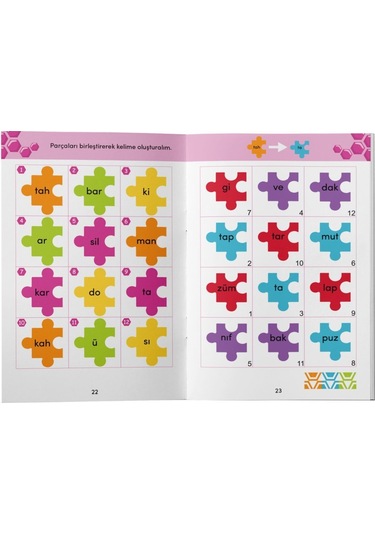 Bee Smart Görsel ve İşitsel Dikkat Seti 7-8 Yaş