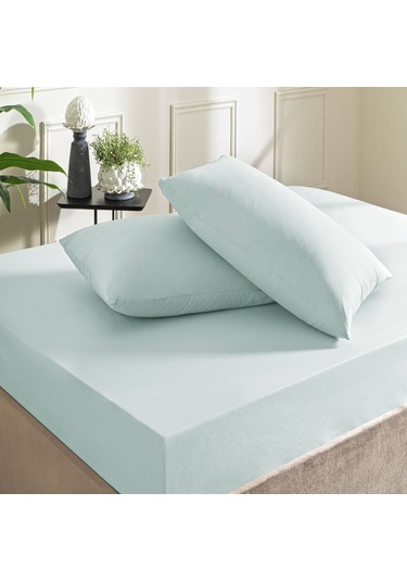 Taç Color Dreams Ranforce Tek Kişilik Çarşaf Seti Mavi 000000001000047320