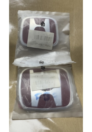 Honda Civic Fb7 Panjur Ve Bagaj Logosu Arması Kırmızı Takım 2 Li