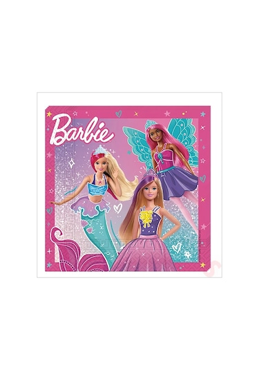Barbie Fantasy Peçete, 33cm X 33cm - 20 Adet