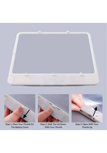 Lemestar "3x Büyütmeli Led Sayfa Büyüteç Lambası - Taşınabilir Ve Ayarlanabilir Aydınlatma"