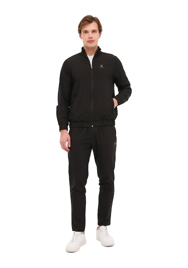 Lumberjack Mb Bs04 Woven T.suıt 6fx Siyah Erkek Eşofman Takımı Siyah