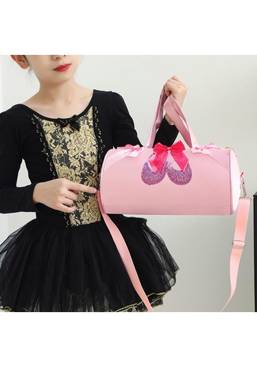 Homyl Bale Çantası Naylon Rahat Sevimli Yuvarlak Dans Jimnastik Ayakkabı Modeli