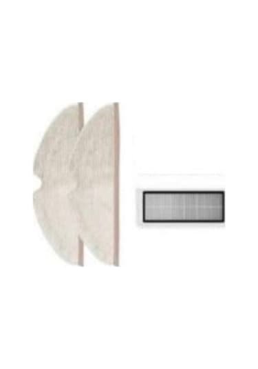 S5-s50-s55-s6-s6 Pure-s5 Max Aksesuar Seti: 2 Tam Yüzeyli Fiber Mop Bezi-1 Hepa Filtre