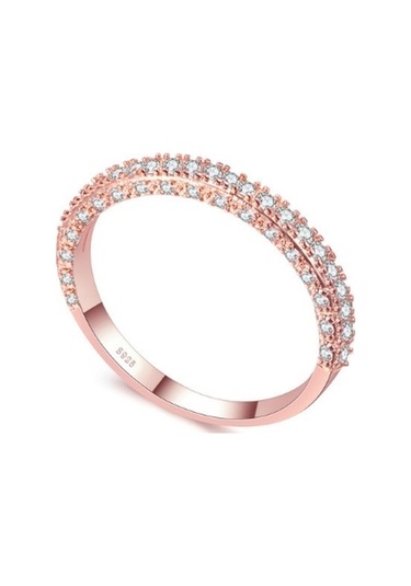 Fastbuy 2.5mm Çok Renkli Cubic Zirconia, Kadınlar İçin Güzellikli Evlilik Ve Yıldönümü Hediye Takı Takımı, 10 Numara, Beyaz Çok Renkli