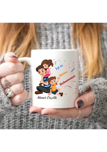Iyi Ki Bizim Babamızsın Kupa Bardak