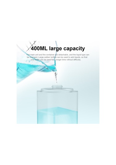 Otomatik Köpük Sabunluk Usb Şarjlı Temassız Dispenser 2 Beyaz