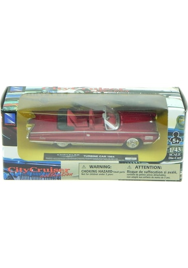 Newray 1964 Chrysler Turbine Car Kırmızı 1 43 Model Araba