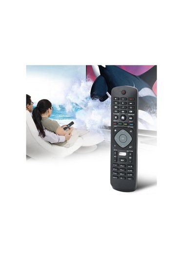 Konesam Philips Tv Kumandasını Değiştirin Hof16h303gpd24 Uyumlu Netflix Tuşlu 398gr08b Abs Malzeme Pil Dahil Değil