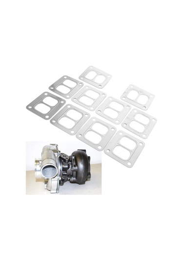 Reedark T4 Turbo Şarjör Gömleği, Paslanmaz Çelik, 10 Adet, Garrett T04b/t04e/t04s/gt35r/gt40r Vb. Modeller İçin, Sağlam Kapama, Uzun Ömürlü