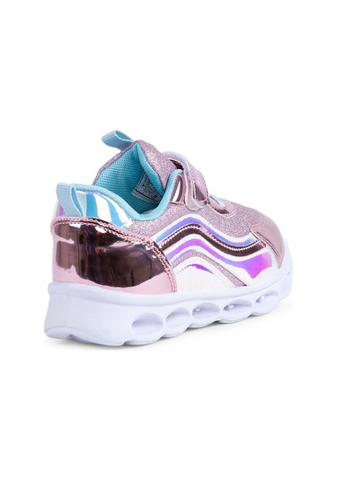 Buckhead Trıo Shıny Hologram Kız Çocuk Sneaker Buck4246 Pembe - Mavi