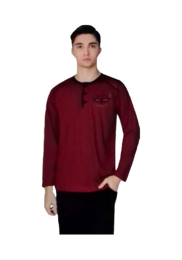 Aysu 2008 Erkek Uzun Kol Pijama Takımı Penye Pijama Takımı