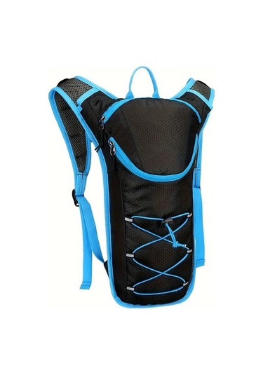 Xuweiwei Siyah Hafif Nefes Alabilir Outdoor Sırt Çantası Koşu Dağ Yürüyüşü İçin Siyah