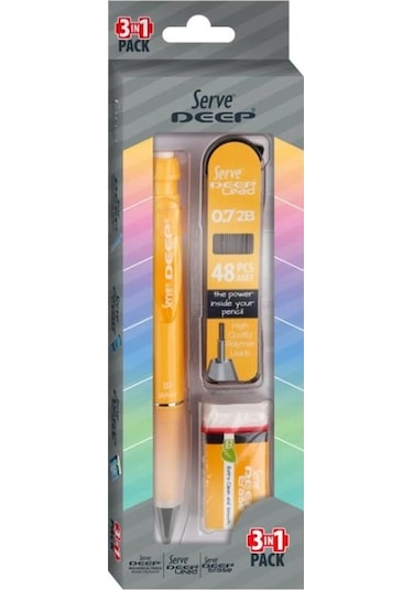 Serve Deep 3'lü Okul Seti Sarı