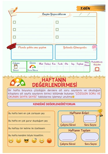 Hedef Lise Planlama Defteri-benim Hikayem Yeşil