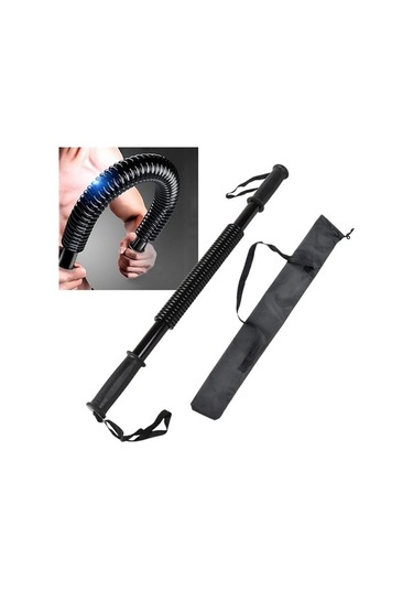 Ganzhoushop Twister Suntek Siyah Power Göğüs Geliştirici Direnç Çubuğu 20kg-53cm Jl Siyah
